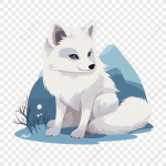 arctic-fox-vector-sticker-cartoon_589889_wh860.png