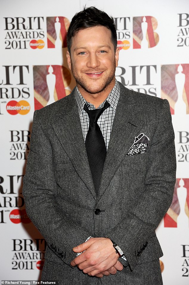 Flirty: Meghan complimented x Factor winner Matt Cardle