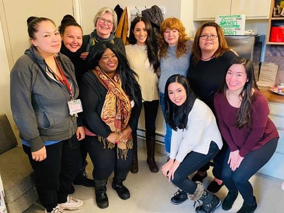 The Duchess also made a surprise visit to the Downtown Eastside Women's Center in Vancouver yesterday to 'offer support' and to 'boost the staff's spirits'. The boss revealed a non-Palace aide set it up using a Hotmail account that surprised them
