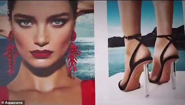 Все они фигурируют в новом рекламном ролике Aquazzura. Меган Маркл считается верной поклонницей этого итальянского обувного бренда.-12