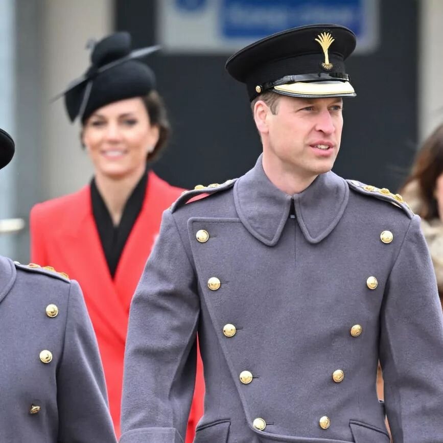 Принц Уильям и принцесса Кэтрин отметили День Святого Давида