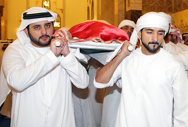Похороны Хамдана ибн Мохаммед Аль Мактума