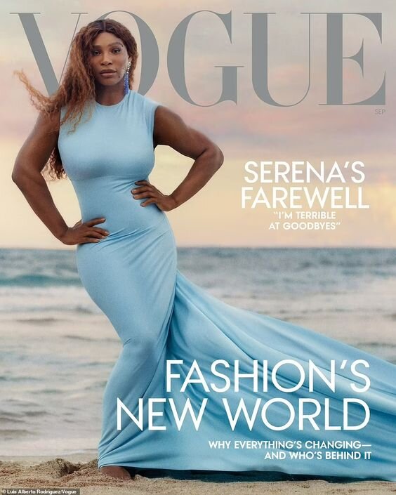 Серена Уильямс на обложке Vogue