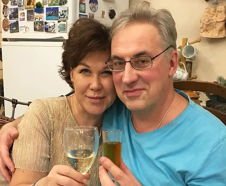 Андрей Норкин с женой