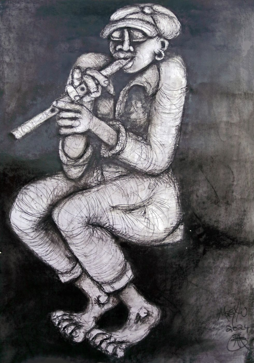 Флейтист Мешу Мокитими. От 2 до 5 тыс долларов