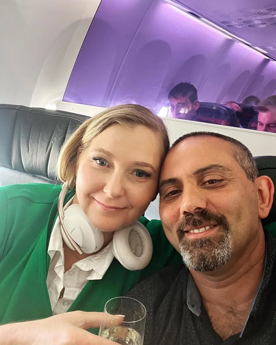 Вирджиния с мужем Вирджиния с мужем