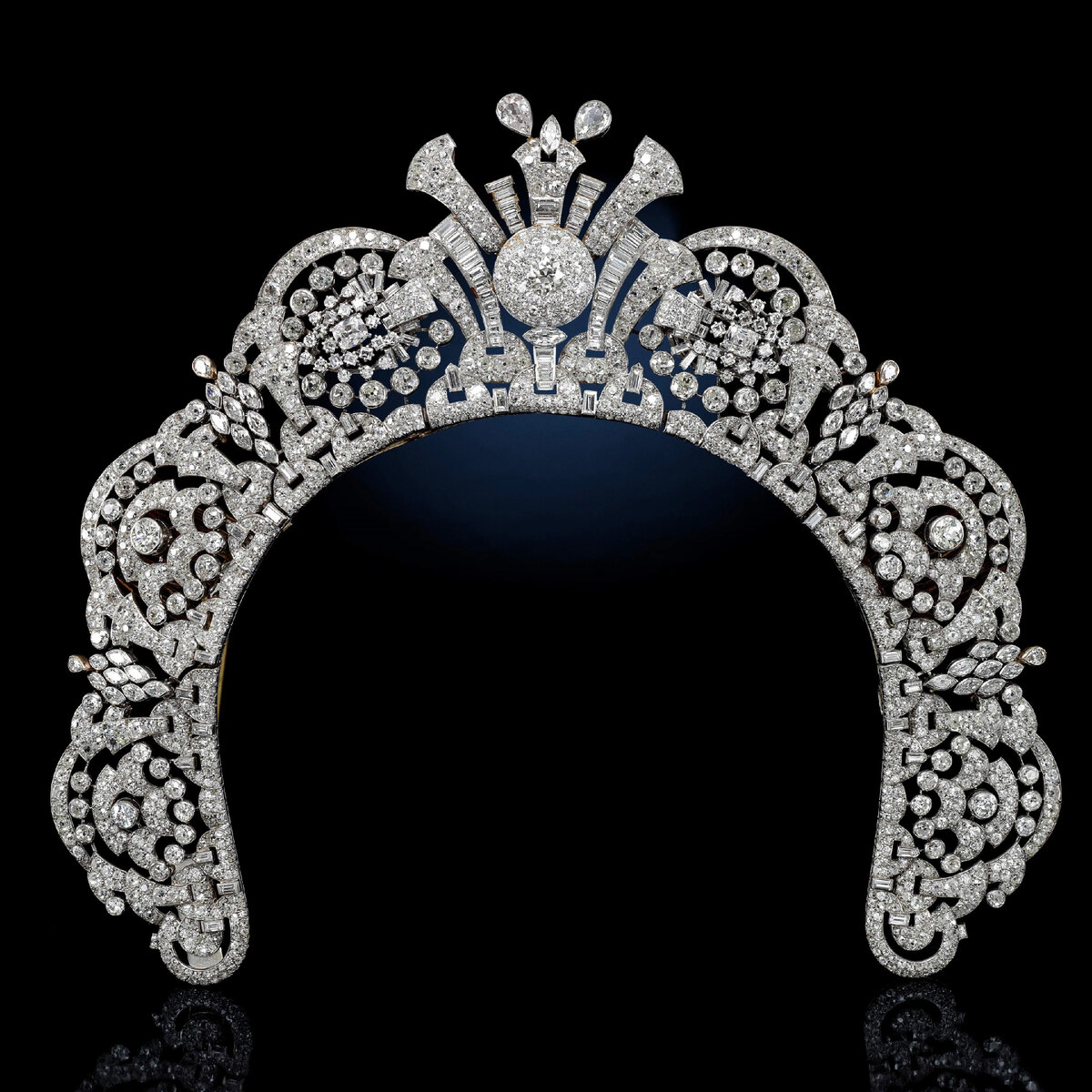 The Westminster halo tiara, Lacloche, 1930. Photo: Sotheby's