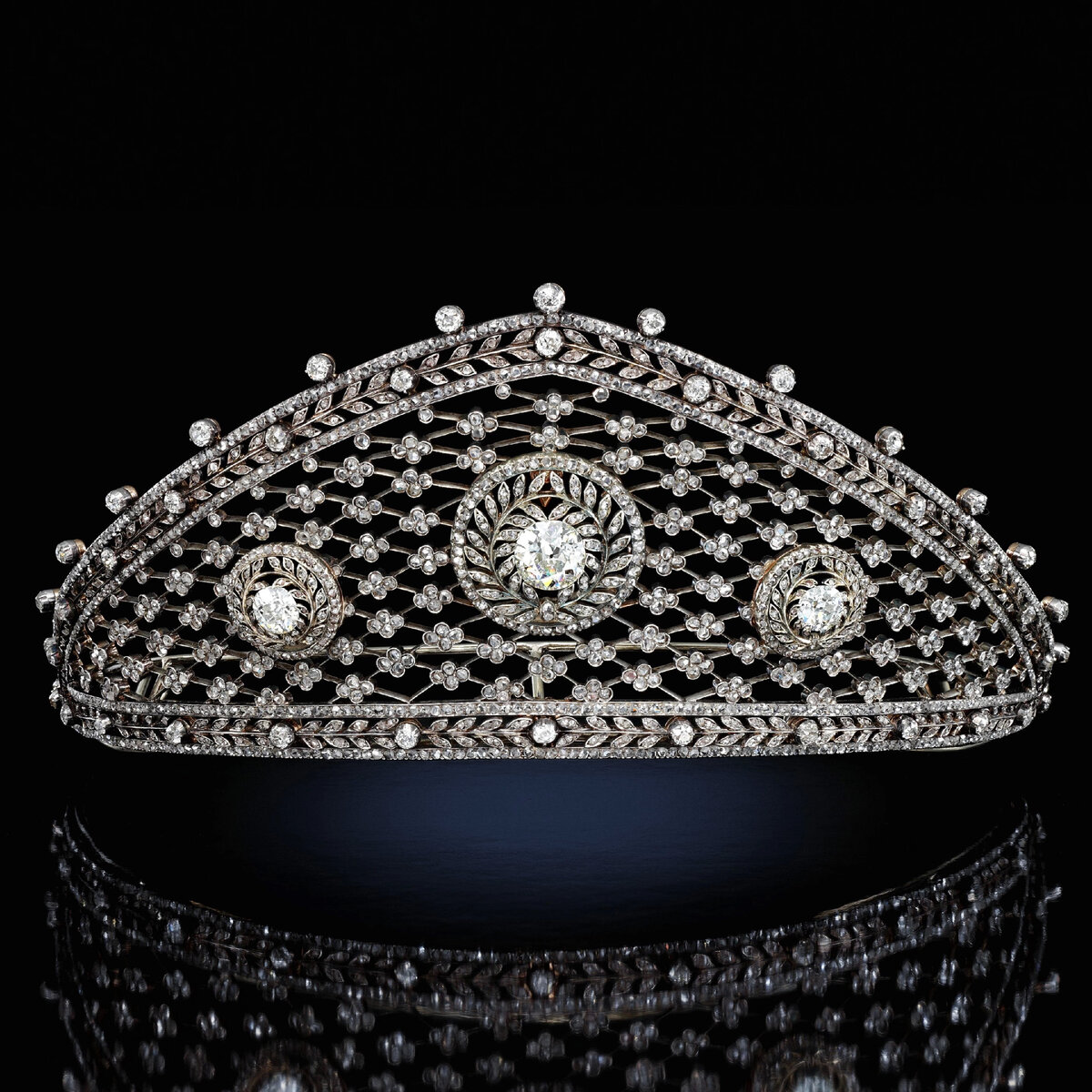 A diamond tiara, Fabergé, St Petersburg, 1903. Photo: Sotheby's