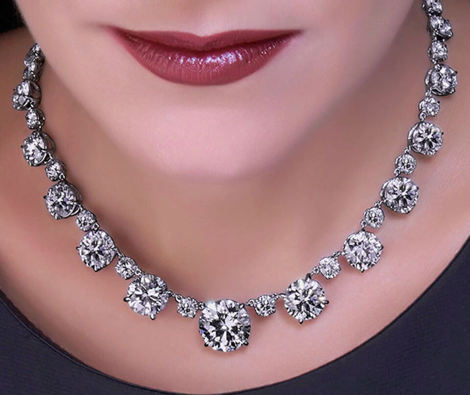Ожерелье Principessa с бриллиантами Veschetti