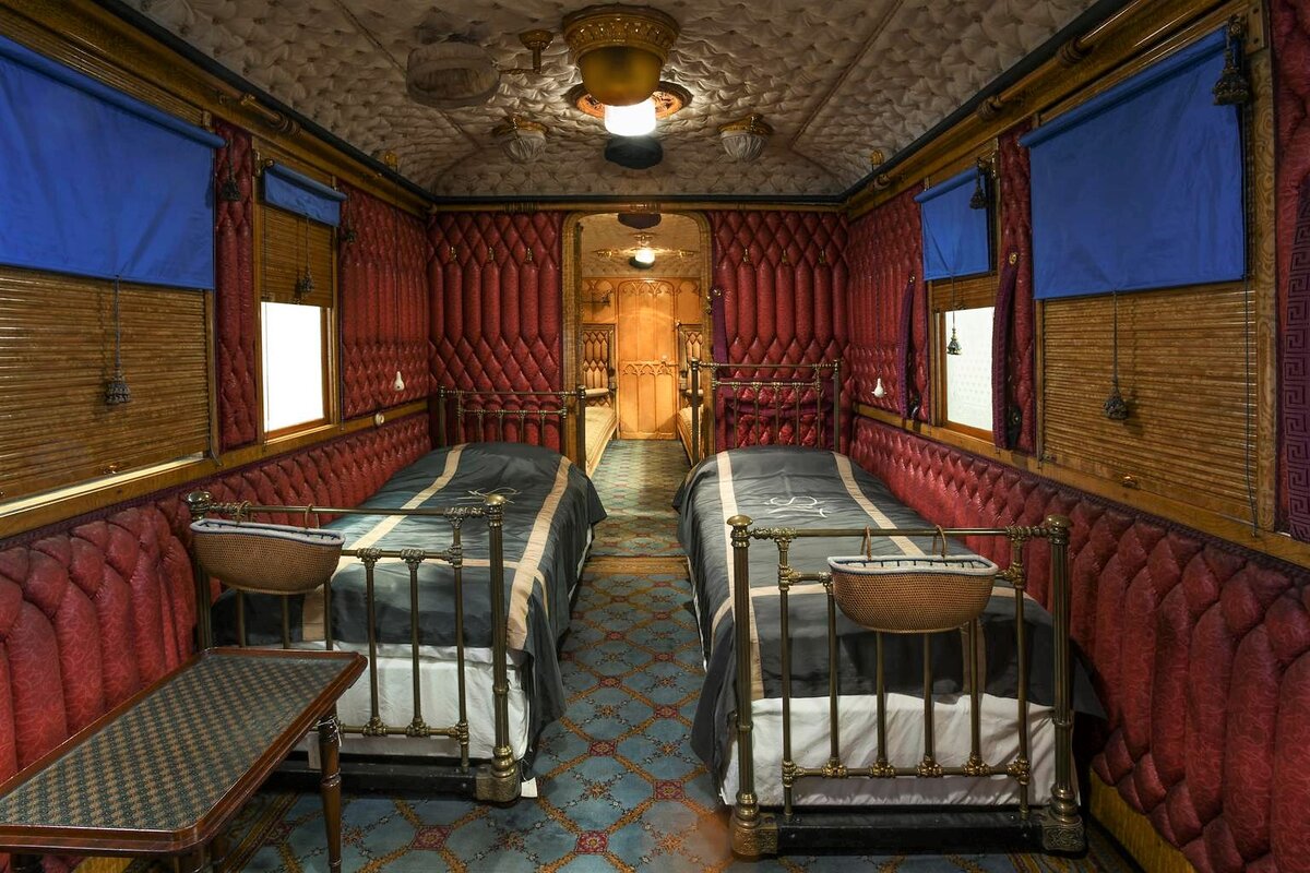Ночное купе вагона королевы Виктории © Национальный железнодорожный музей, Великобритания