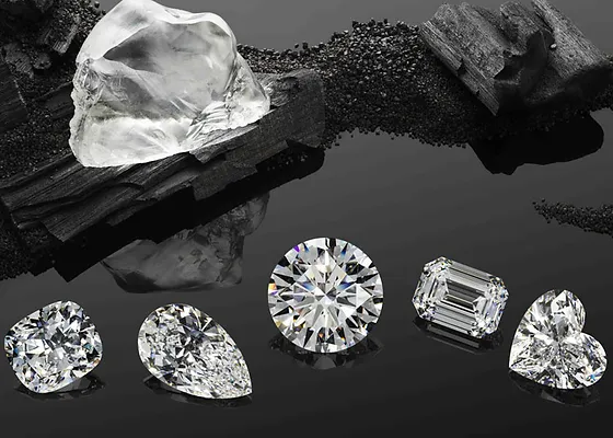 10 превращений земного чуда алмаза, в сверкающее великолепие - бриллиант!