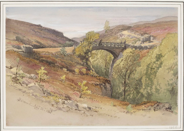 Балморал. Мост принца-консорта. 1862 год. Уильям Лейтон Лейтч