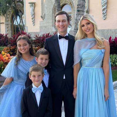 Иванка и Джаред Трамп с детьми