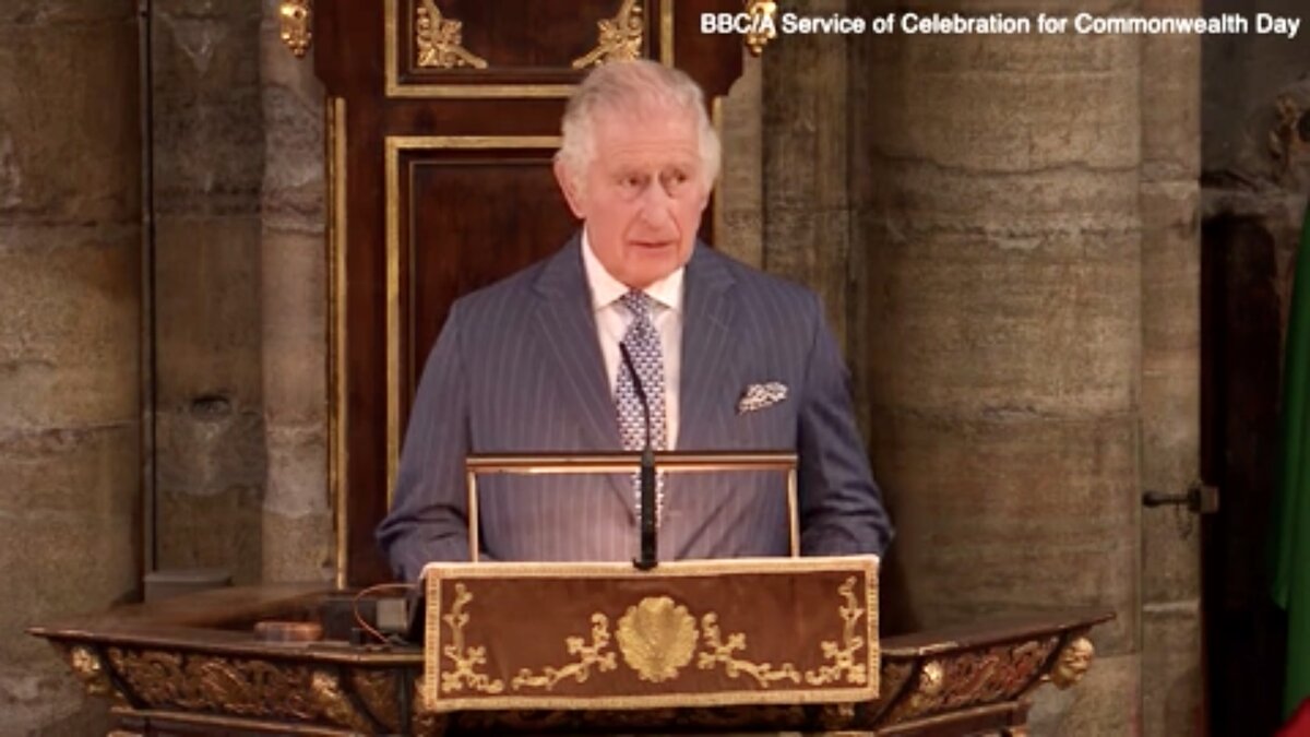 Трогательная речь короля на службе по случаю Дня Содружества