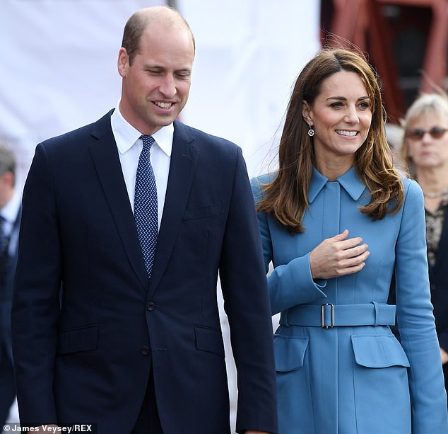 Prince William (pictured with his wife Kate Middleton) says: 'All over the country, millions of us face challenges to our mental health'