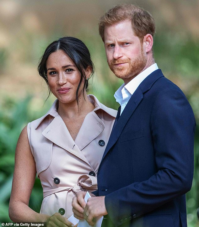 Former actress Meghan (pictured with Harry on their recent tour to Africa) says: 'From today, there's a new way to help turn things around. Every Mind Matters will show you simple ways to look after your mental health'
