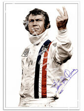 STEVE MCQUEEN SIGNED 10X8 PHOTO, GREAT STUDIO SHOT IMAGE, LOOKS AWESOME FRAMED