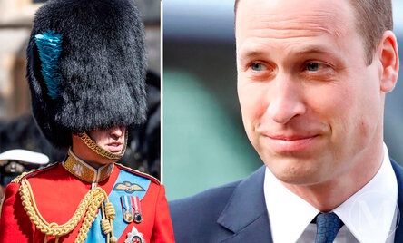 «Узнали главнокомандующего?»: принц Уильям в медвежьей шапке принимает парад в честь Платинового юбилея королевы