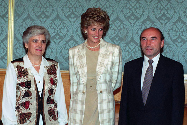 Людмила Безлепкина, принцесса Диана и Юрий Яровой, 15 июня 1995 года Людмила Безлепкина, принцесса Диана и Юрий Яровой, 15 июня 1995 года