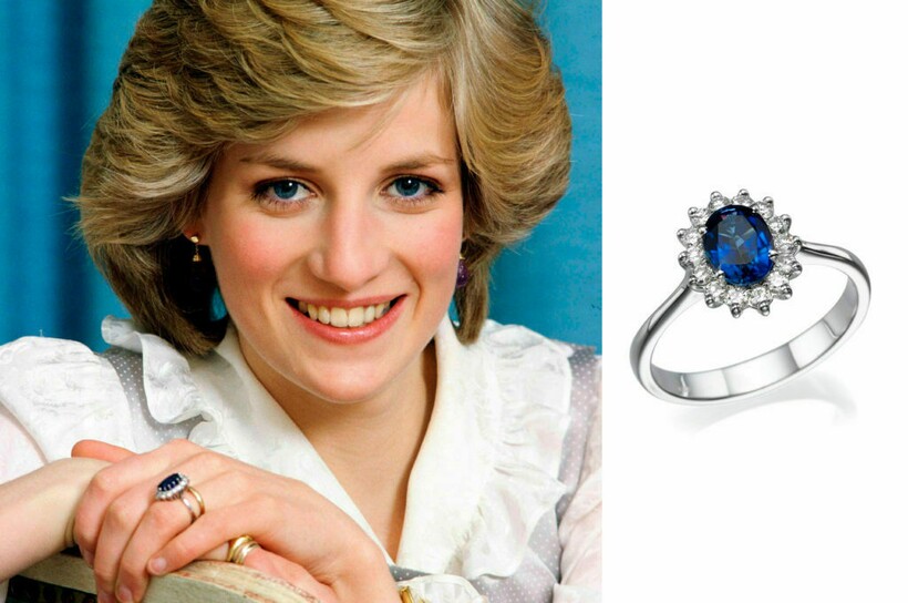 Принцесса Диана выбрала кольцо с сапфиром