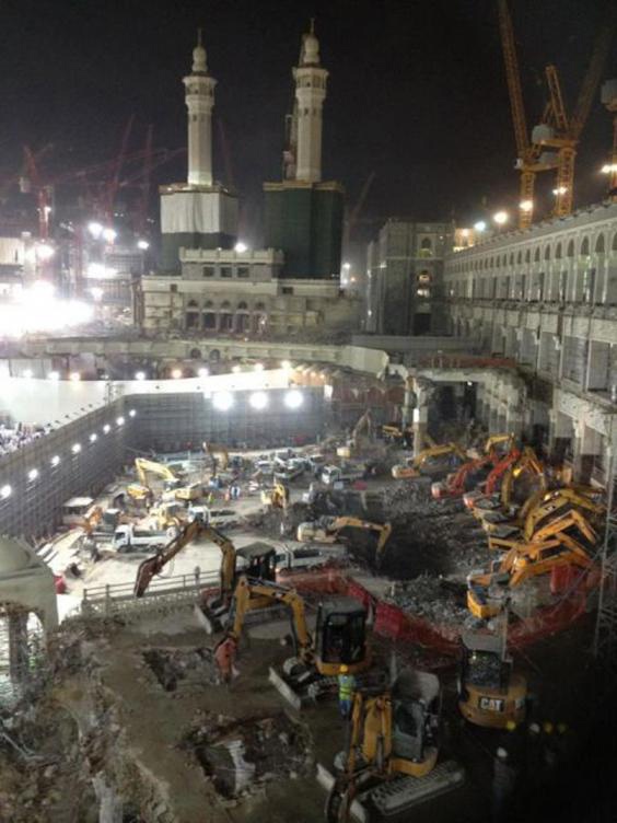 Фото строительства на самом священном месте ислама, Большая мечеть в Мекке